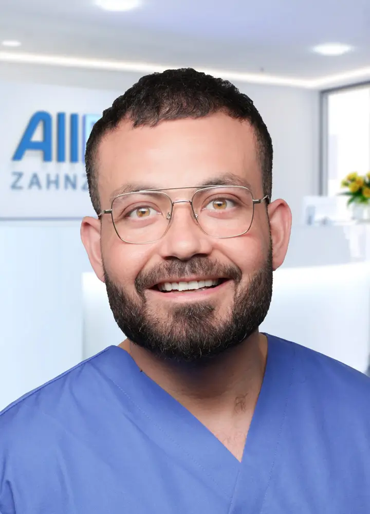 Portrait zahnmedizinische Prophylaxeassistenz Zaid Aluzubaide (AllDent K&ouml;ln)