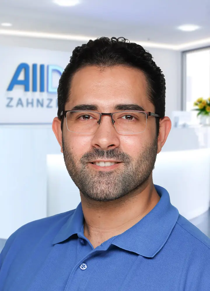 Portrait zahnmedizinische Prophylaxeassistenz Houssein Mahmoudikia (AllDent K&ouml;ln)